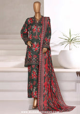 Sadabahar Malika Stitched Embroidered Khaddar Collection - 2025 (GREY)
